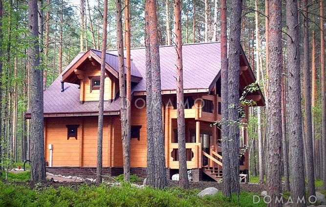 Проект одного из самых популярных домов из клееного бруса Проект одного из самых популярных домов из клееного бруса