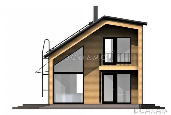 М-153 одноэтажный с мансардой