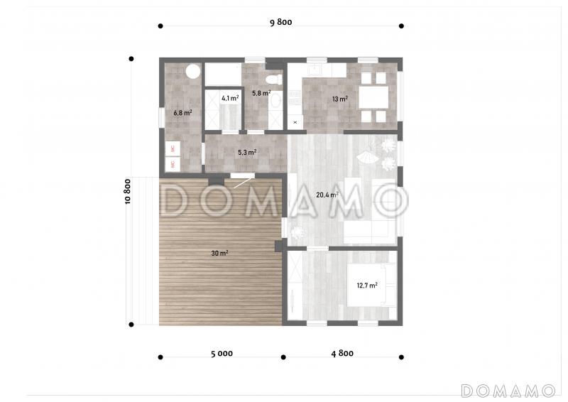 Рыцарь / План 1 этажа