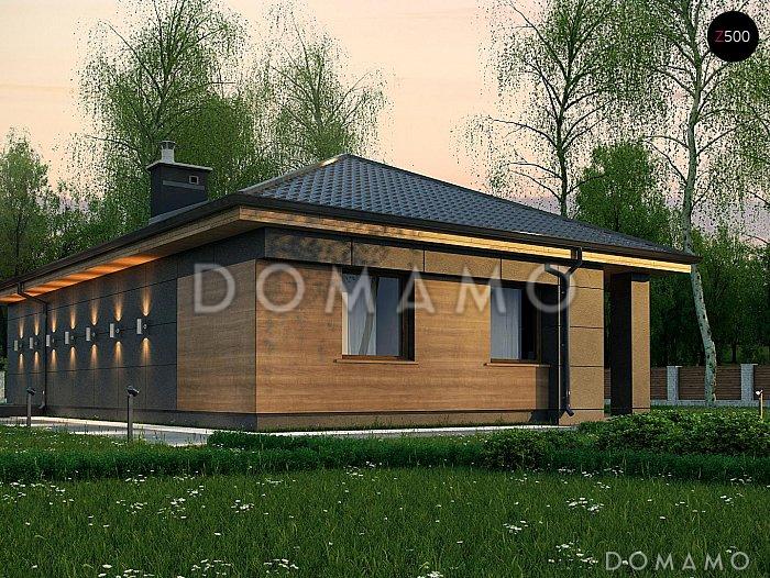 Проект стильного одноэтажного дома из кирпича для небольшой семьи / 2