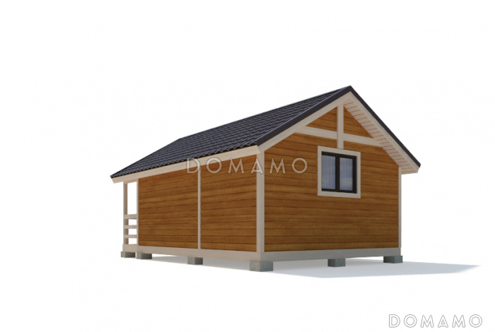 Проект каркасного дома 5х4