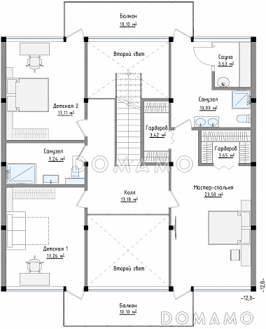 SCANDI 229 / План 2 этажа SCANDI 229 / План 2 этажа