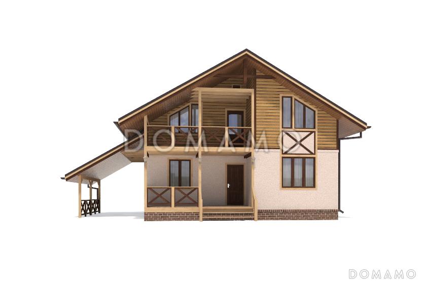 Проект двухэтажного дома с удобной планировкой / 3