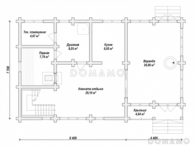 N-181 / План 1 этажа N-181 / План 1 этажа