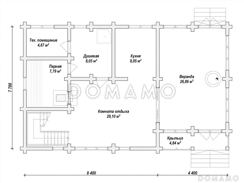 N-181 / План 1 этажа