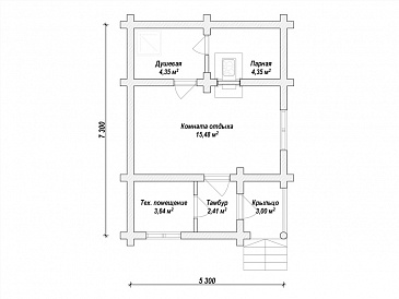 ML-147 / План 1 этажа