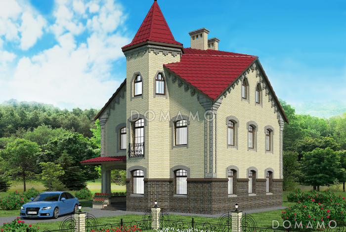 Проект готического коттеджа Проект готического коттеджа