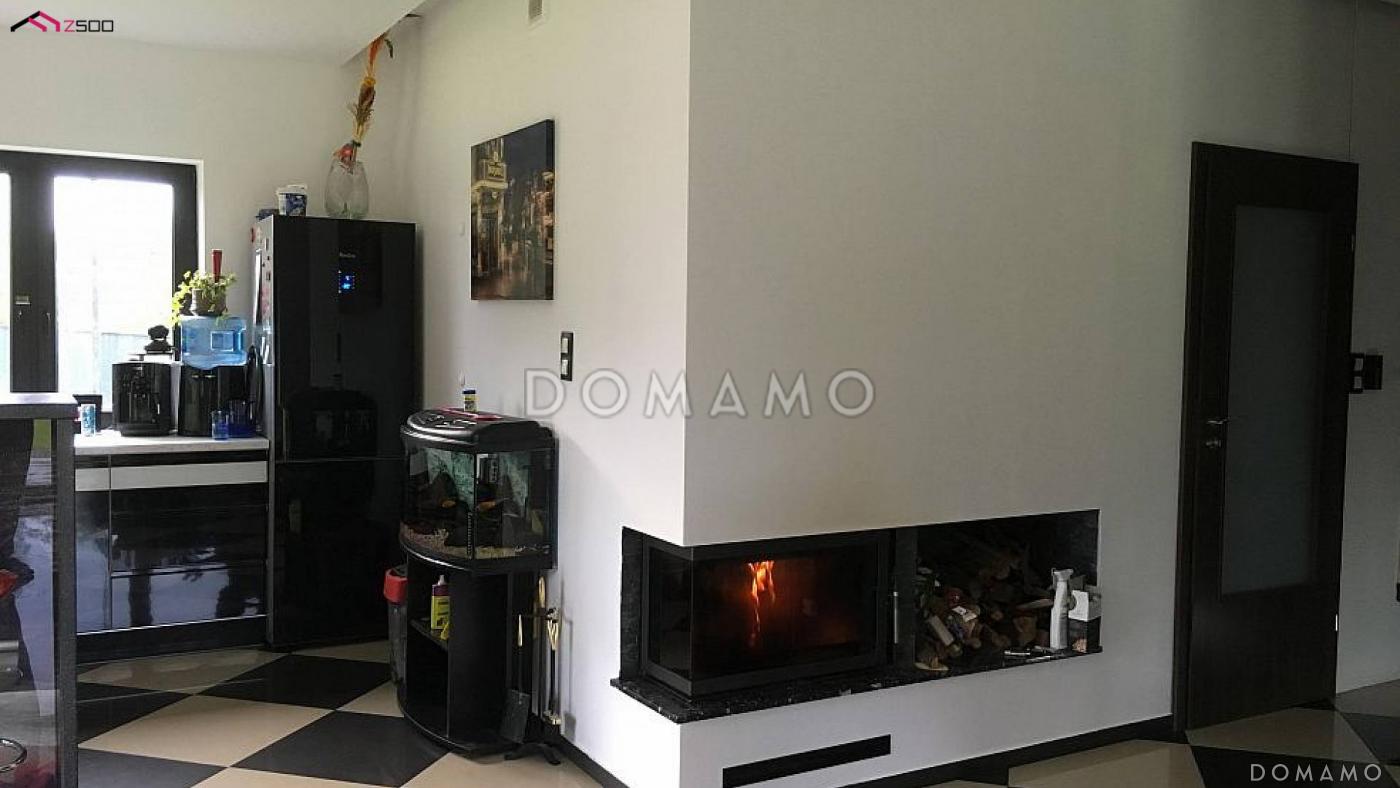 Проект небольшого современного одноэтажного дома из газобетона с тремя спальнями и красивой террасой / 22