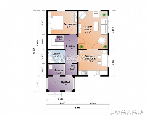 Оренбург / План 1 этажа Оренбург / План 1 этажа