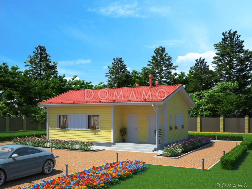 Проект небольшого каркасного дома / 1