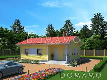 Проект небольшого каркасного дома