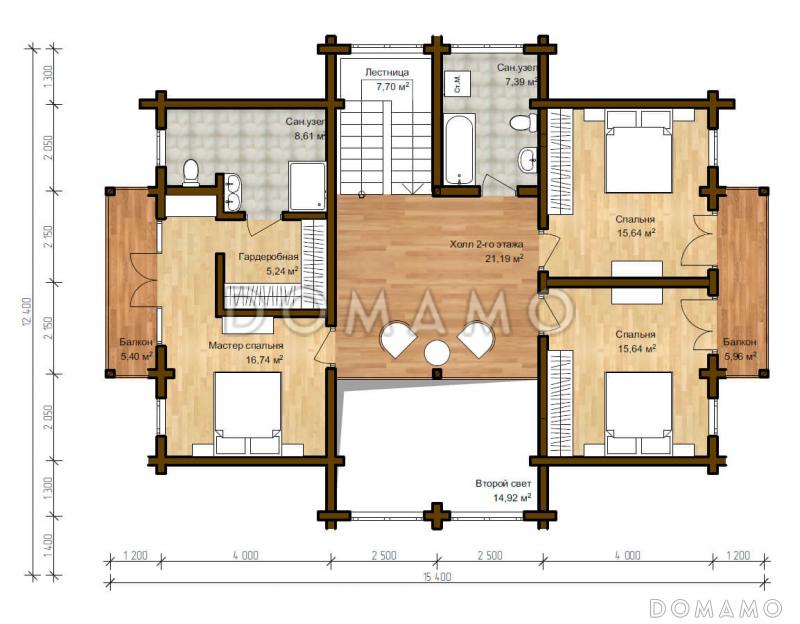 GALAXY 280 / План мансардного этажа
