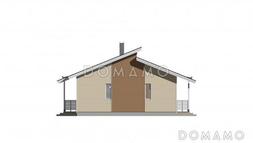 Проект дома c камином / Фасад 4