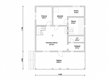 N-108 / План 1 этажа N-108 / План 1 этажа