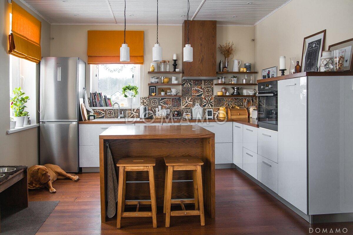 Проект мансардного дома из кирпича с детскими комнатами, уютной гостиной и сауной / 8