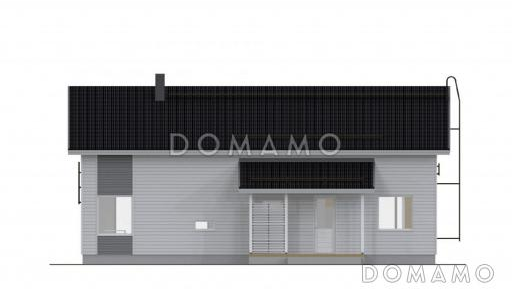 Проект двухэтажного каркасного дома / Фасад 2