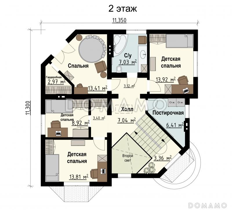 Сказка / План 2 этажа