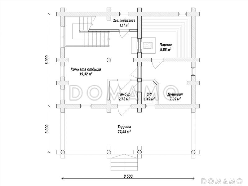 N-136 / План 1 этажа