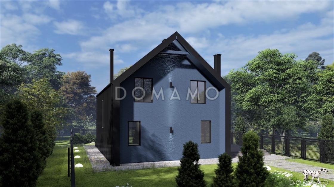 Проект двухэтажного дома в стиле барнхаус с 3 спальнями, большой гостиной и вторым светом / 5