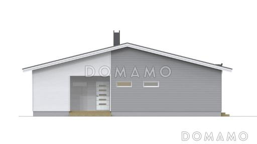 С-215 одноэтажный дом  / Фасад 1