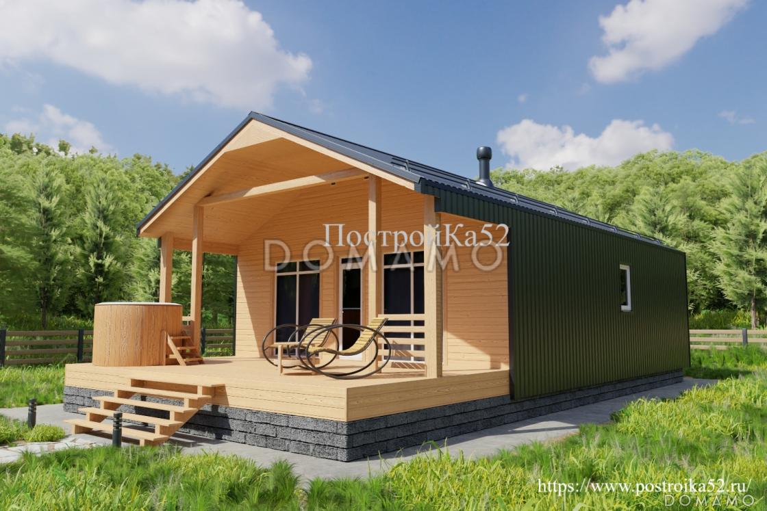 Барнхаус проект "Классик 10" / 1