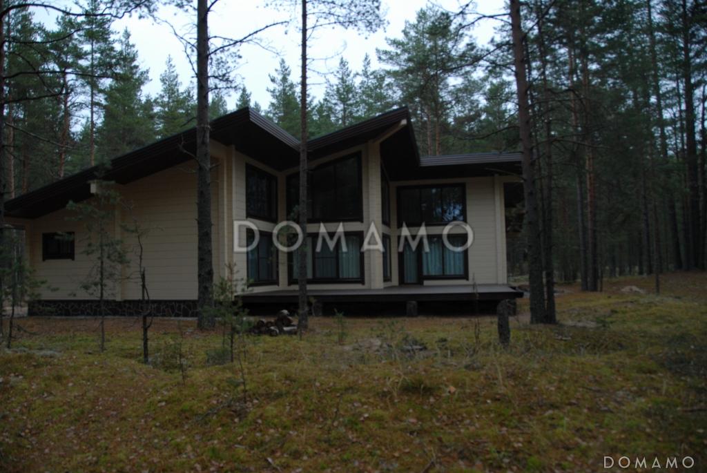 Проект дома из клееного бруса с просторной террасой площадью более 100 кв.м. / 9