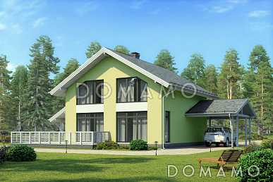 Проект современного энергоэффективного дома из газобетона