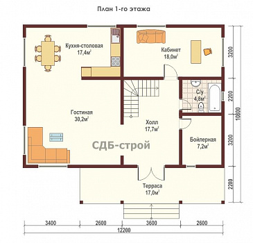 ДПБ22  / План 1 этажа ДПБ22  / План 1 этажа