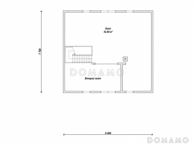 N-108 / План 2 этажа N-108 / План 2 этажа