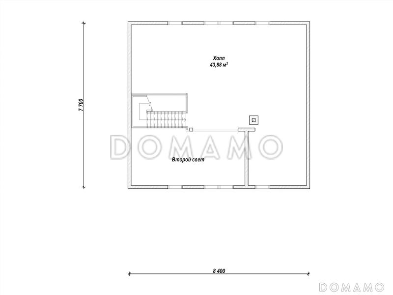 N-108 / План 2 этажа N-108 / План 2 этажа
