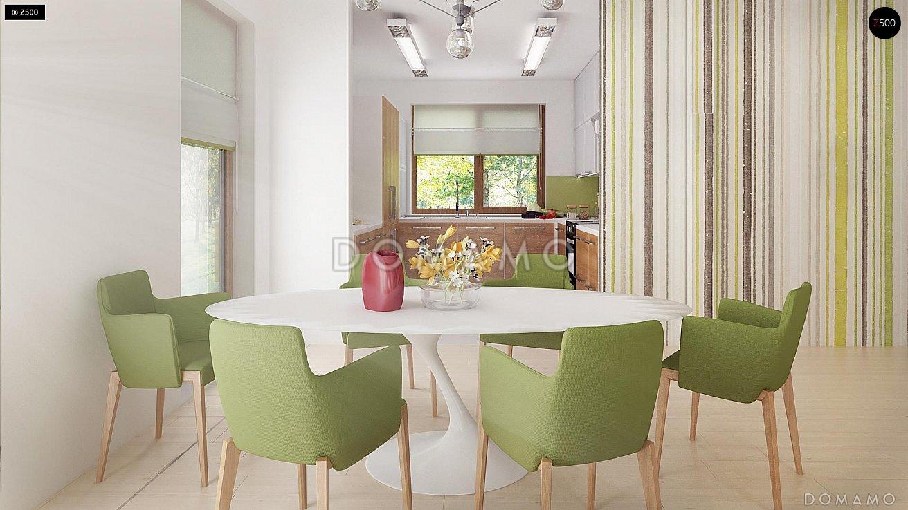 Проект одноэтажного дома из кирпича с тремя спальнями и кабинетом / 14