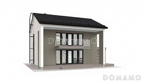 С-144 двухэтажный дом / Фасад 2