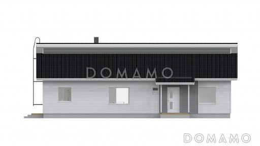 Проект современного дома с пятью спальнями / Фасад 4