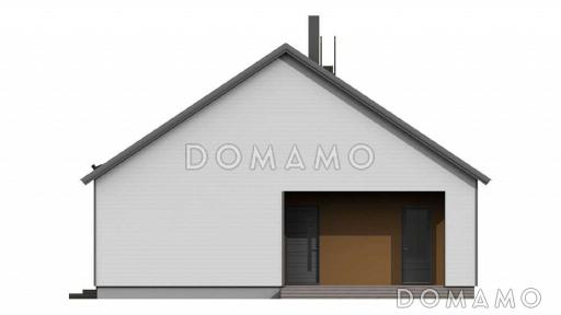 С-202 одноэтажный дом  / Фасад 2