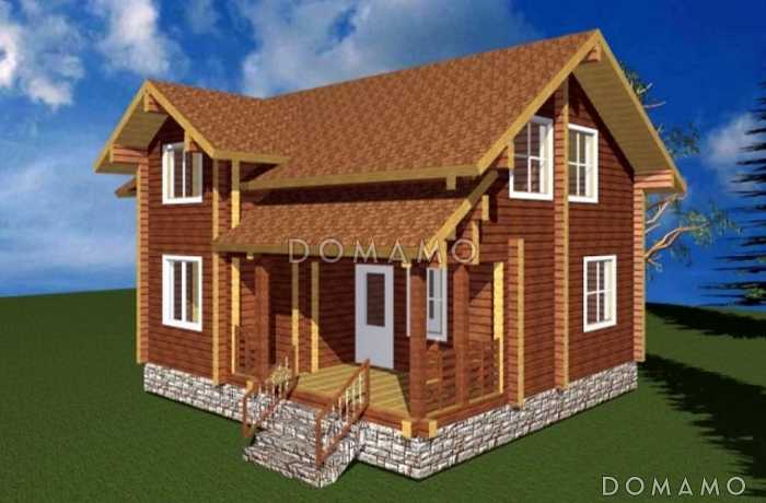 Проект дома с самой популярной планировкой Проект дома с самой популярной планировкой