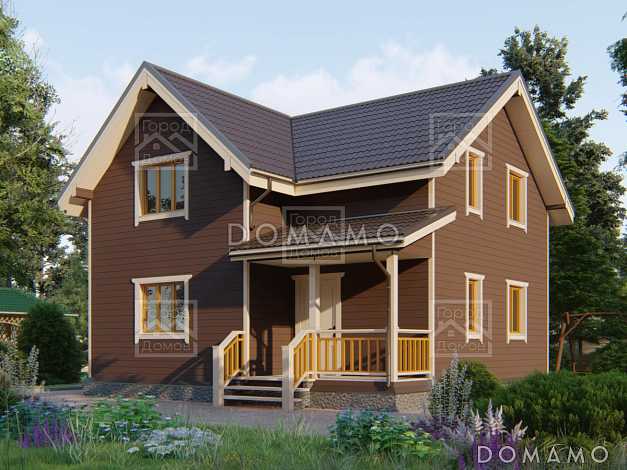 Каркасный дом "Берген" Каркасный дом "Берген"