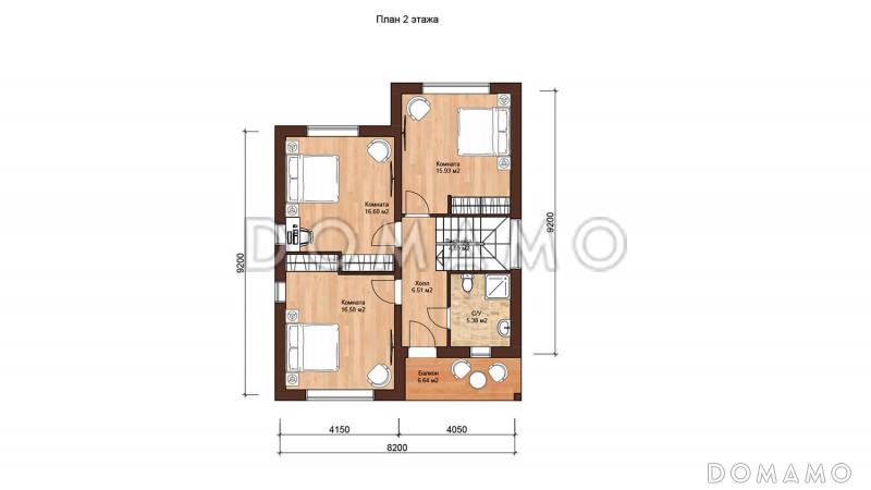 АБЕРДИН 200 / План 2 этажа АБЕРДИН 200 / План 2 этажа