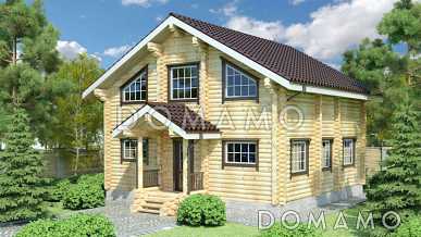 Проект деревянного дома стандартной планировки Проект деревянного дома стандартной планировки