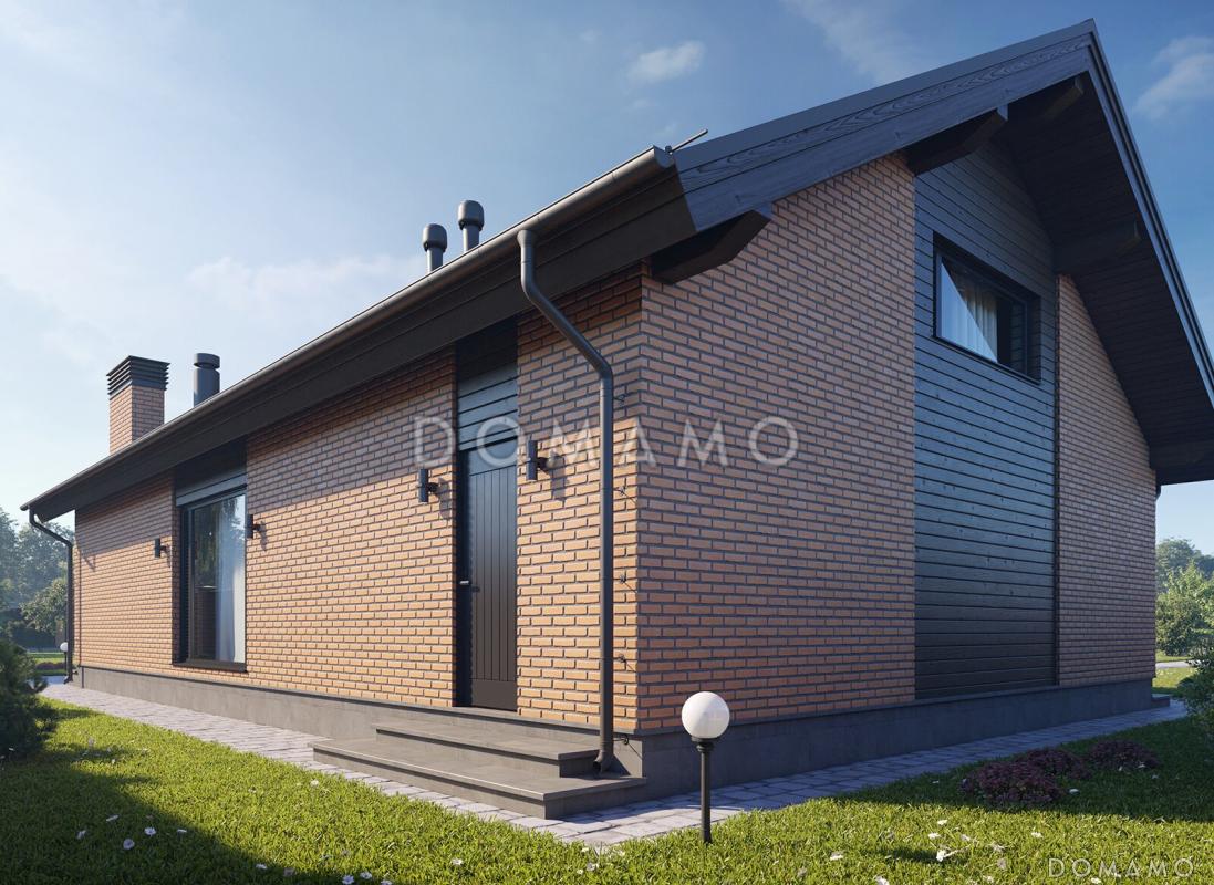 Проект каркасной беседки с крытой террасой барбекю, кухней и бильярдной / 5