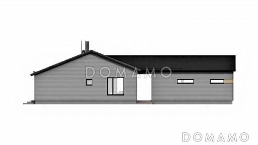 C-203 одноэтажный дом / Фасад 2 C-203 одноэтажный дом / Фасад 2