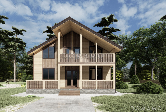 Каркасный дом "Шале"