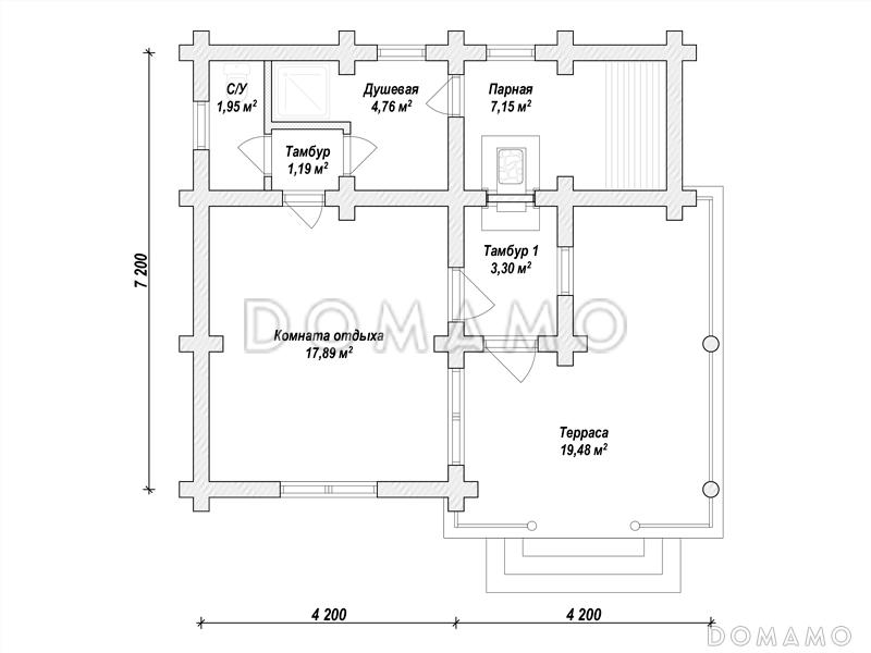 K-258 / План 1 этажа