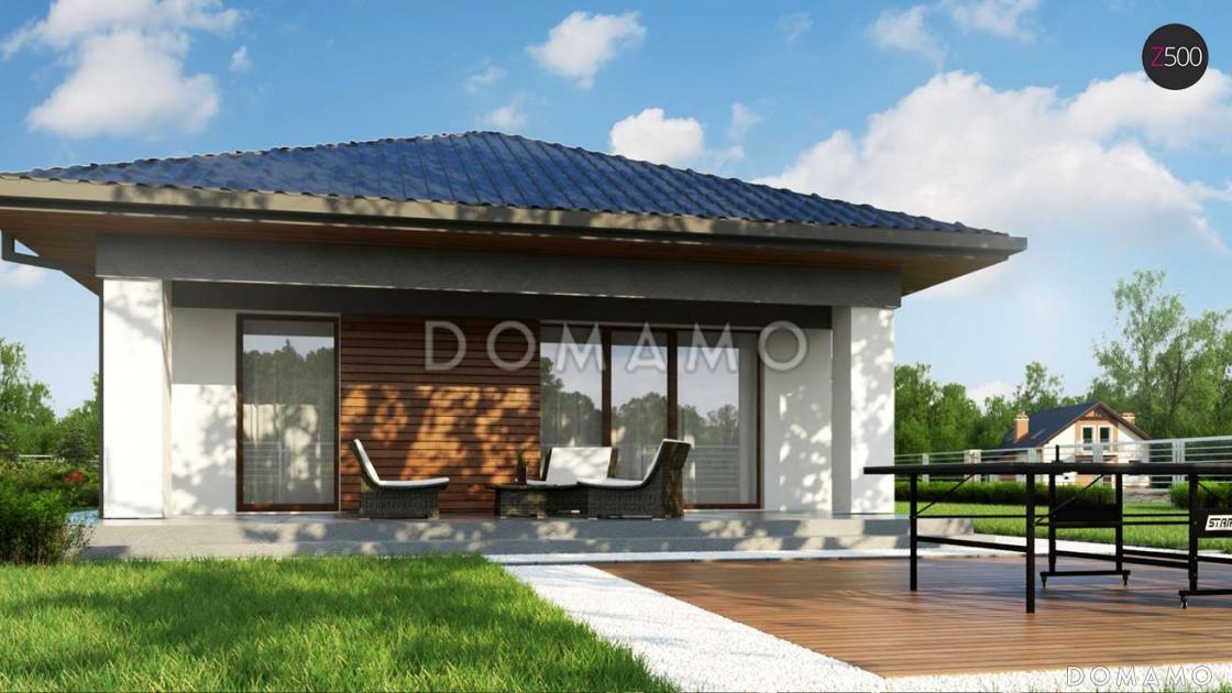 Проект комфортного одноэтажного дома из газобетона с тремя спальнями / 4