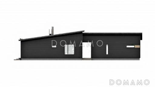 С-204 одноэтажный дом / Фасад 1