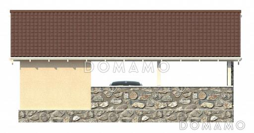 Проект гаражно-хозяйственного комплекса / Фасад 4