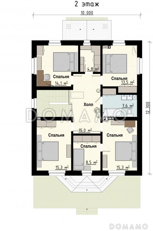 Октябрь / План 2 этажа Октябрь / План 2 этажа