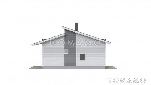 Проект каркасного дома до 150 кв.м / Фасад 3