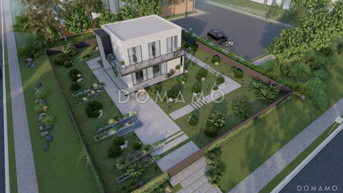 Проект двухэтажного коттеджа в стиле хай-тек, адаптированный для сейсмозоны / 5