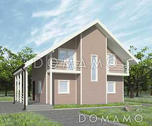 Дом с объединенной кухней-гостиной и большой террасой Дом с объединенной кухней-гостиной и большой террасой