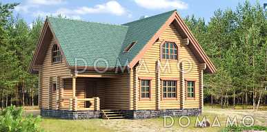 Проект дома с мансардными окнами Проект дома с мансардными окнами